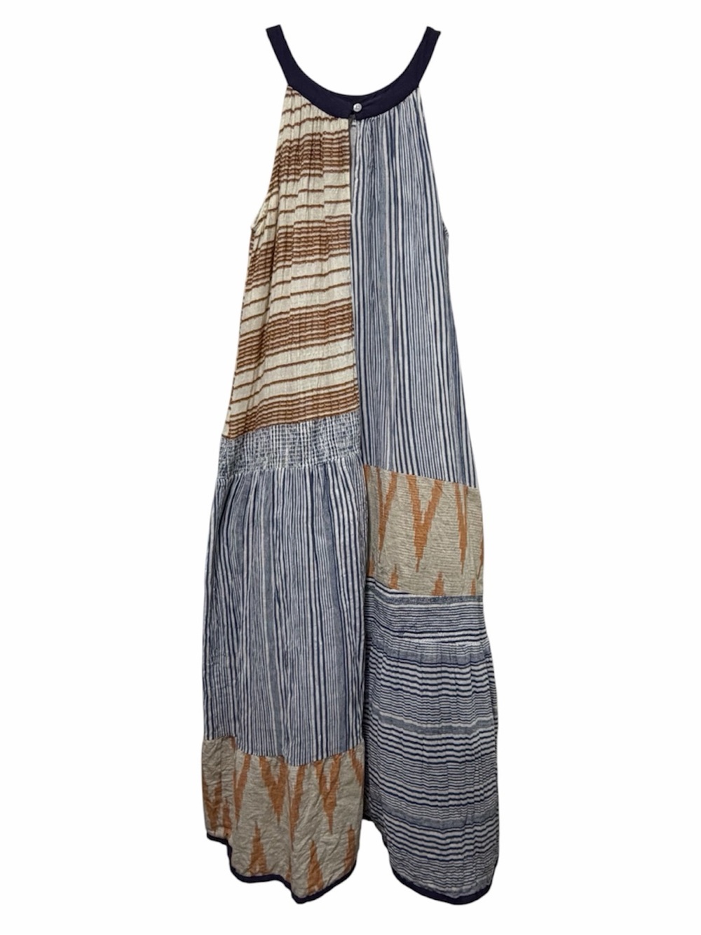 Anthropologie THML Mixed Print Boho
Patchwork Halter Maxi Dress - Picture 3 of 16